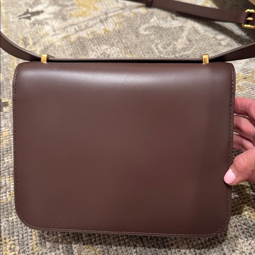 Quince Italian Leather Box Shoulder Bag - Picture 11 of 12